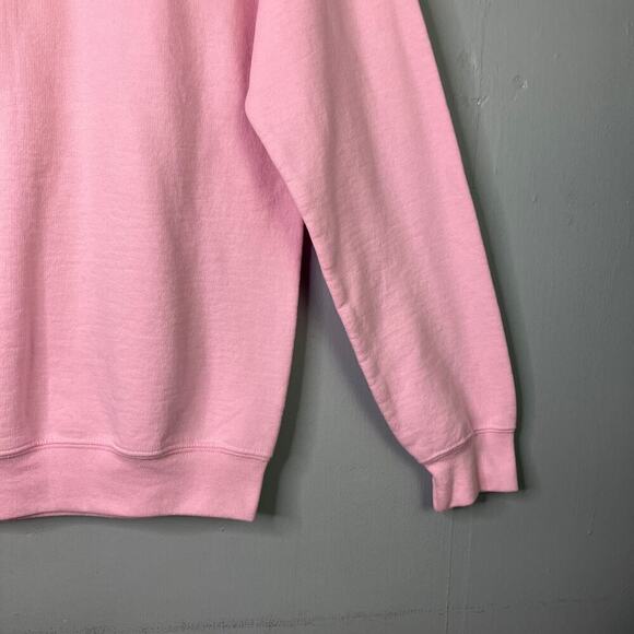 Gildan Monica Friends Style Crewneck Pink Pullover Sweatshirt Women's Size S - Picture 14 of 14